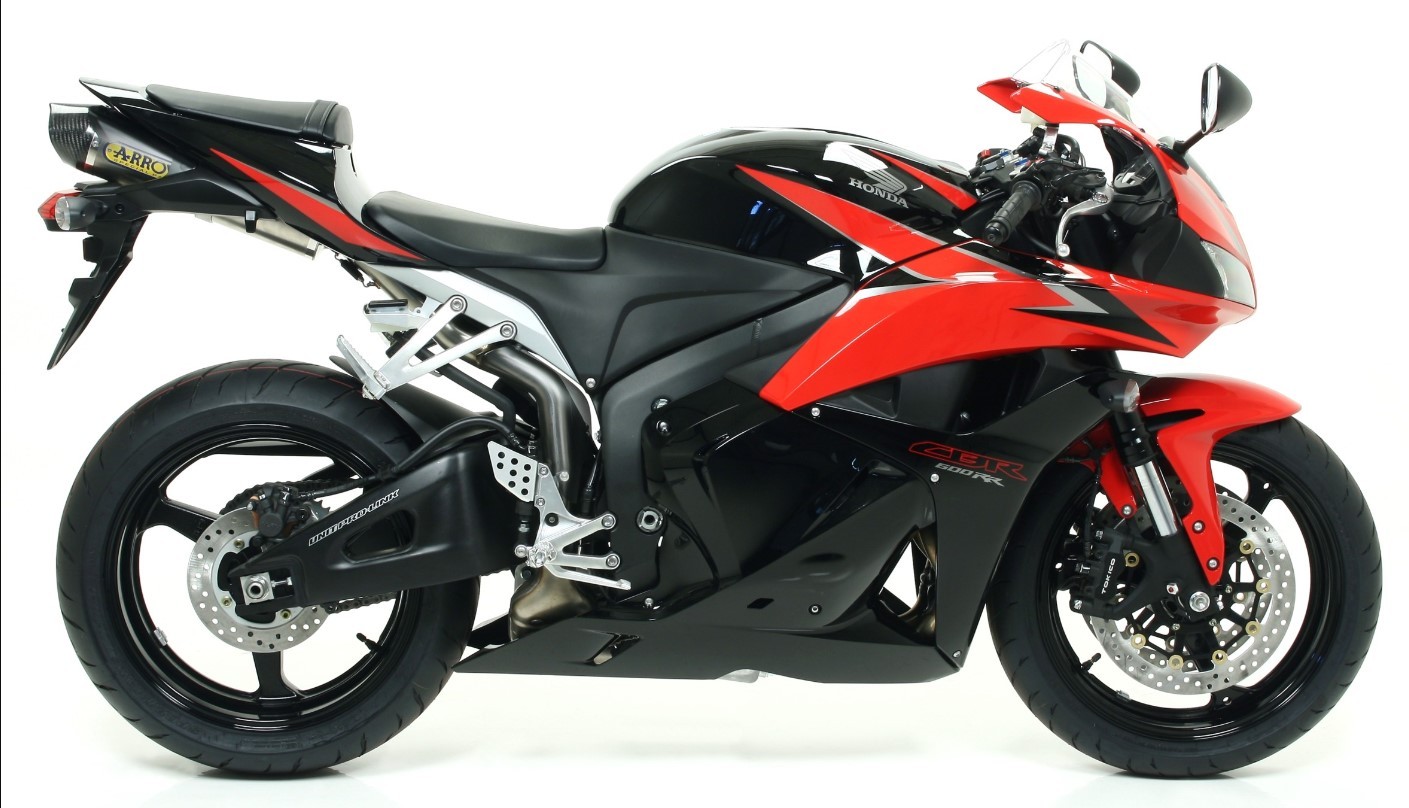 Arrow Competition Indy Race Titanium silencer with Carbon end cap Honda CBR600RR 2009 2012 71712PK